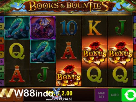 Books & Bounties Slot Game – temukan game paling menarik di W88