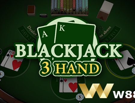 Cara bermain “Blackjack 3 Hand” di bandar judi W88