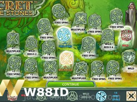 Memperkenalkan Cara Bermain Secret of the Stones Slot di W88 Online Casino